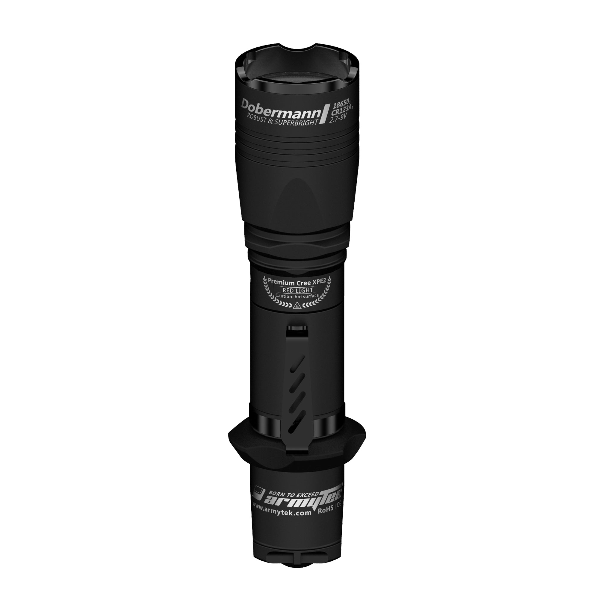 ARMYTEK Dobermann Red – Mit Akku