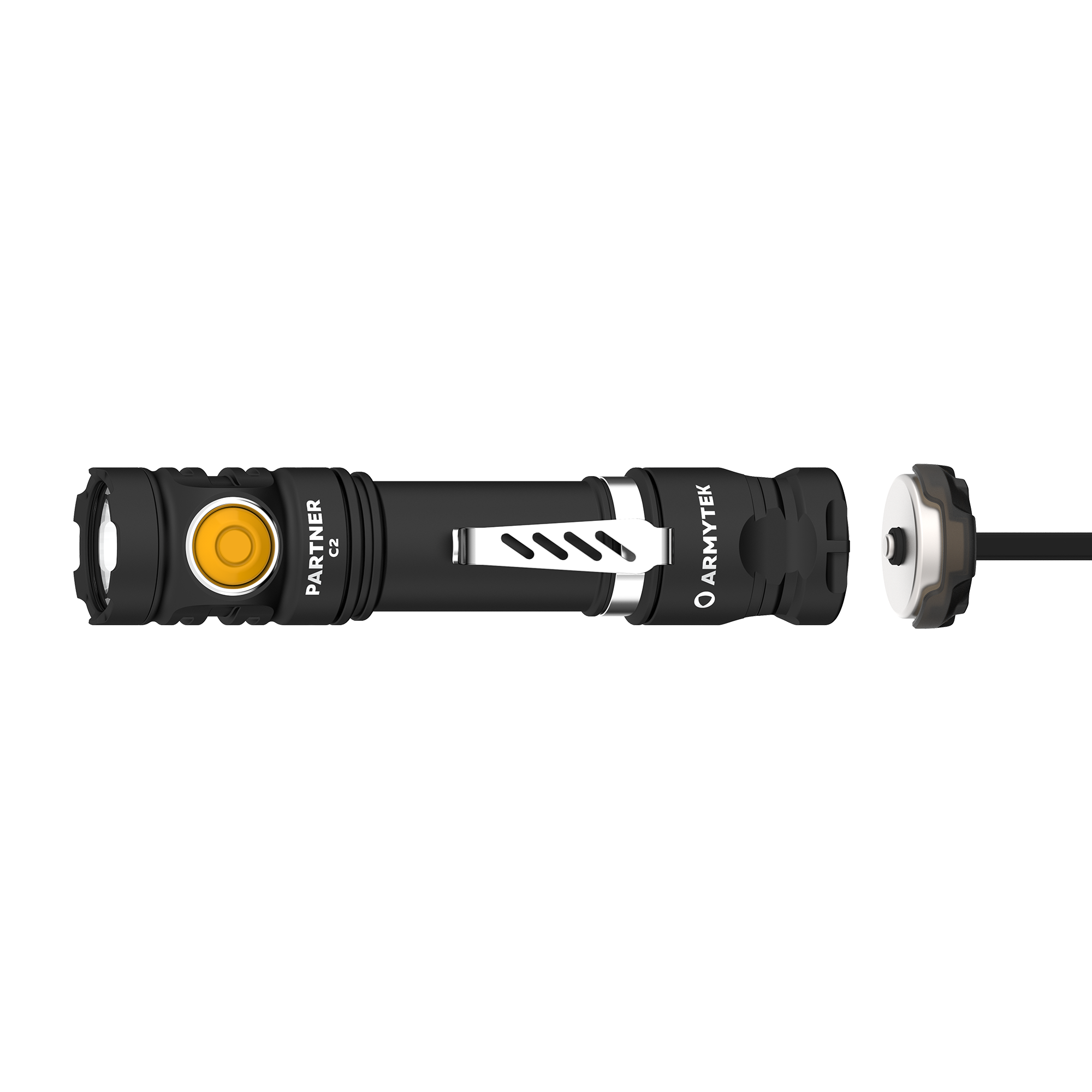ARMYTEK Partner C2 Magnet USB – Taktische & EDC Taschenlampe mit magnetischer Ladefunktion