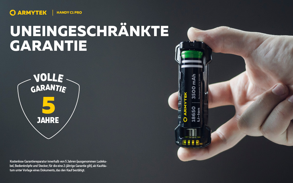 ARMYTEK Handy C1 Pro – Mobiles Ladegerät mit Powerbank-Funktion
