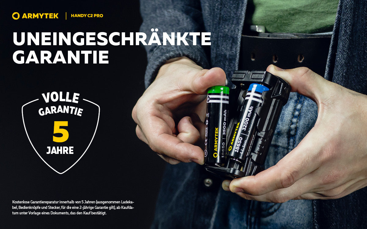 ARMYTEK Handy C2 Pro – Mobiles Ladegerät mit Powerbank-Funktion
