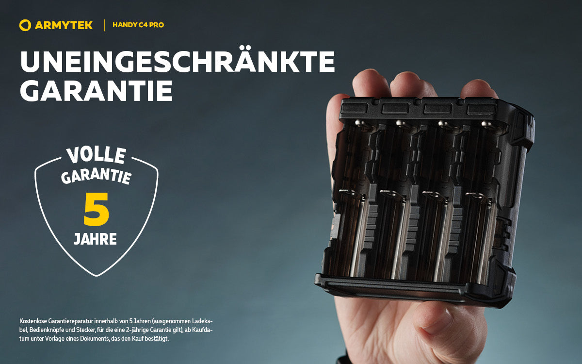 ARMYTEK Handy C4 Pro – Mobiles Ladegerät mit Powerbank-Funktion