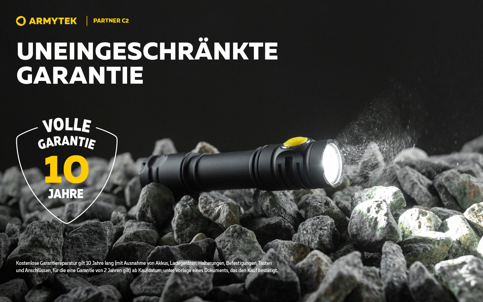 ARMYTEK Partner C2 Magnet USB – Taktische & EDC Taschenlampe mit magnetischer Ladefunktion