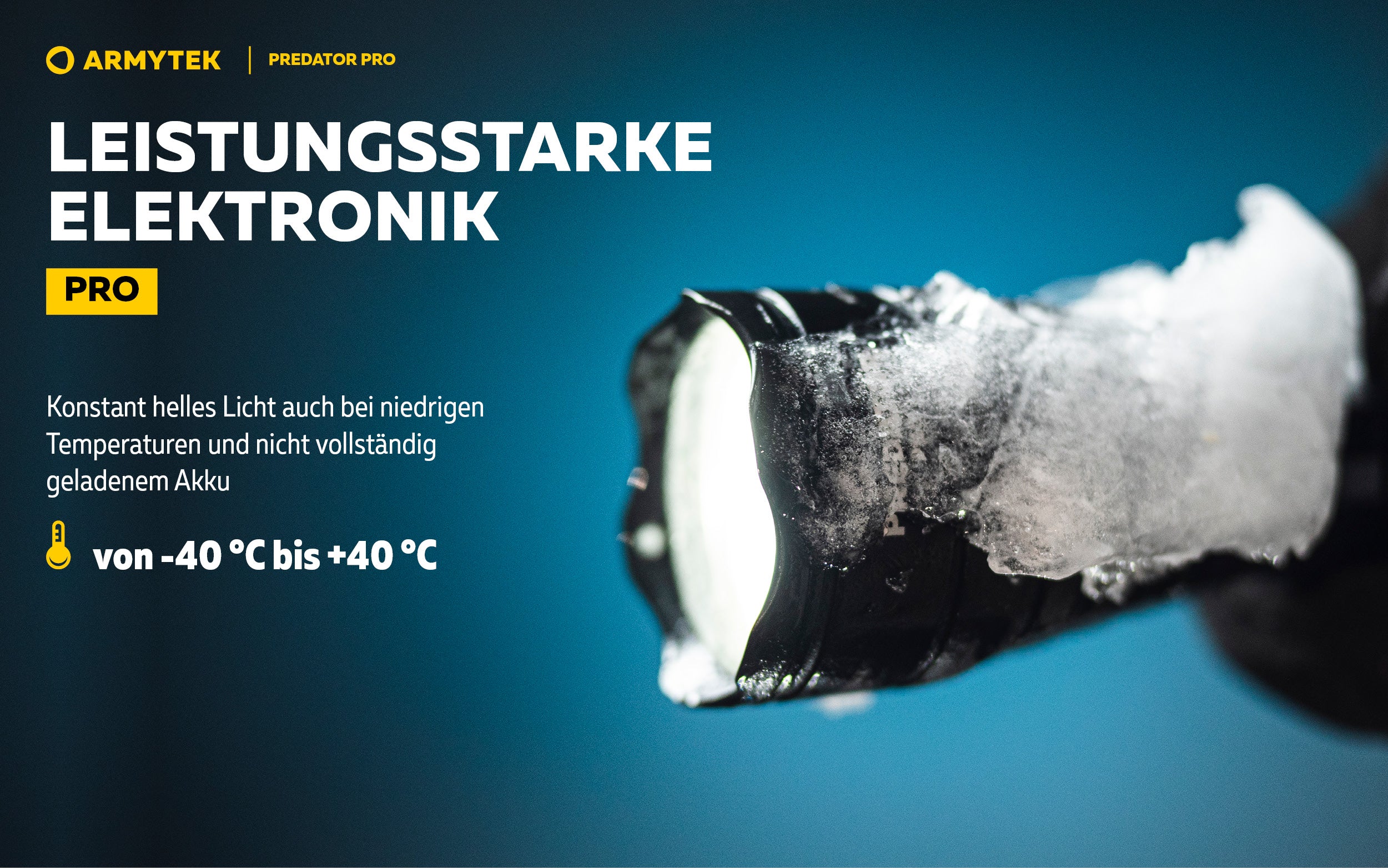 ARMYTEK Predator Pro Magnet USB – Die Reichweiten-stärkste Taktische Taschenlampe von Armytek