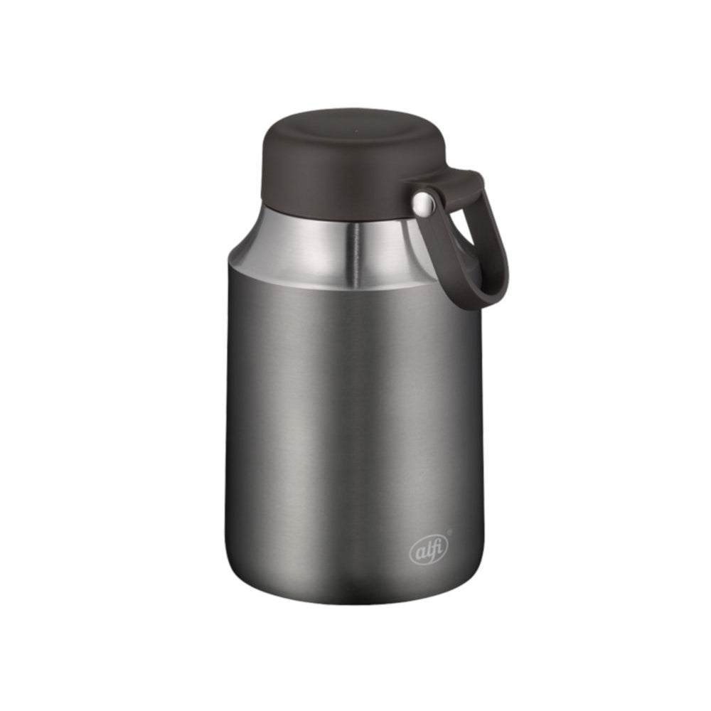 Alfi City FoodMug, Cool Grey, 0.55 Liter – Perfekt für warme und kalte Speisen unterwegs