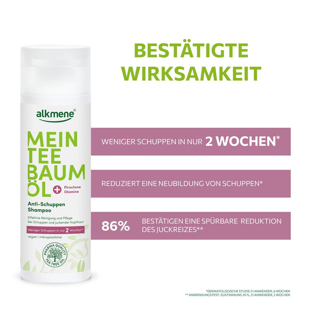 Mein Teebaumöl Anti-Schuppen Shampoo – Effektive Pflege für trockene und schuppige Kopfhaut, 200 ml