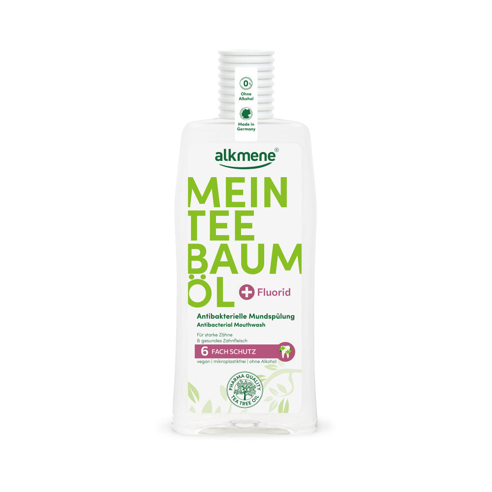 Mein Teebaumöl Antibakterielle Mundspülung – Für gesunde Zähne und Zahnfleisch, 500 ml