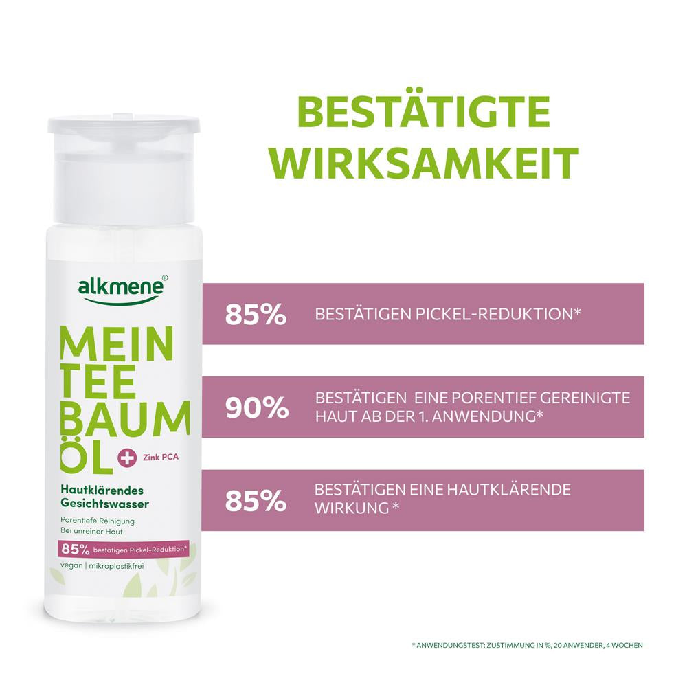 alkmene Mein Teebaumöl Hautklärendes Gesichtswasser, 150 ml