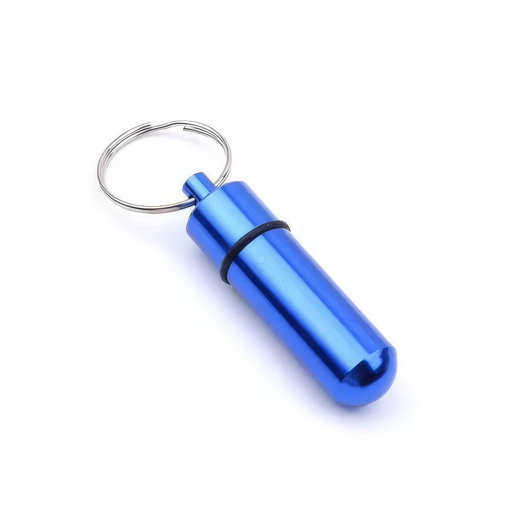 Alu Tablettenbox, Blau – Kompakt, sicher und stilvoll