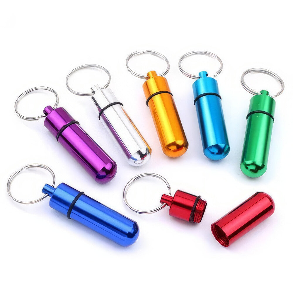 Alu Tablettenbox, Grün – Kompakt, sicher und stilvoll