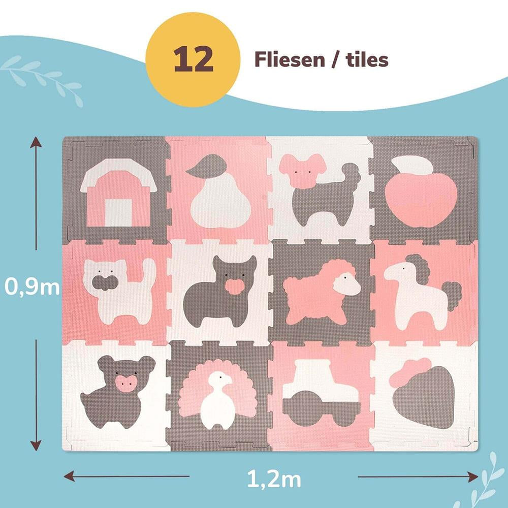 Hakuna Matte Puzzlematte "Bauernhof" – Spielerisch lernen & entdecken