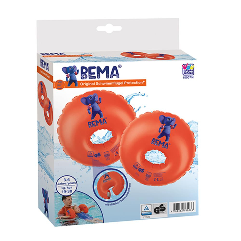 Bema Schwimmflügel rund mit Schaumstoffkern, 25 cm, für Kinder 3+ Jahre