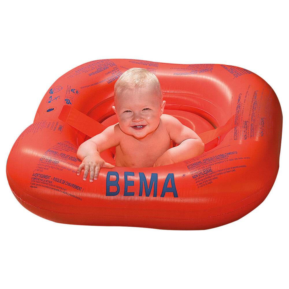Bema Schwimmsitz Baby (72 x 70 cm) mit 4 Luftkammern und Sicherheitsgurten