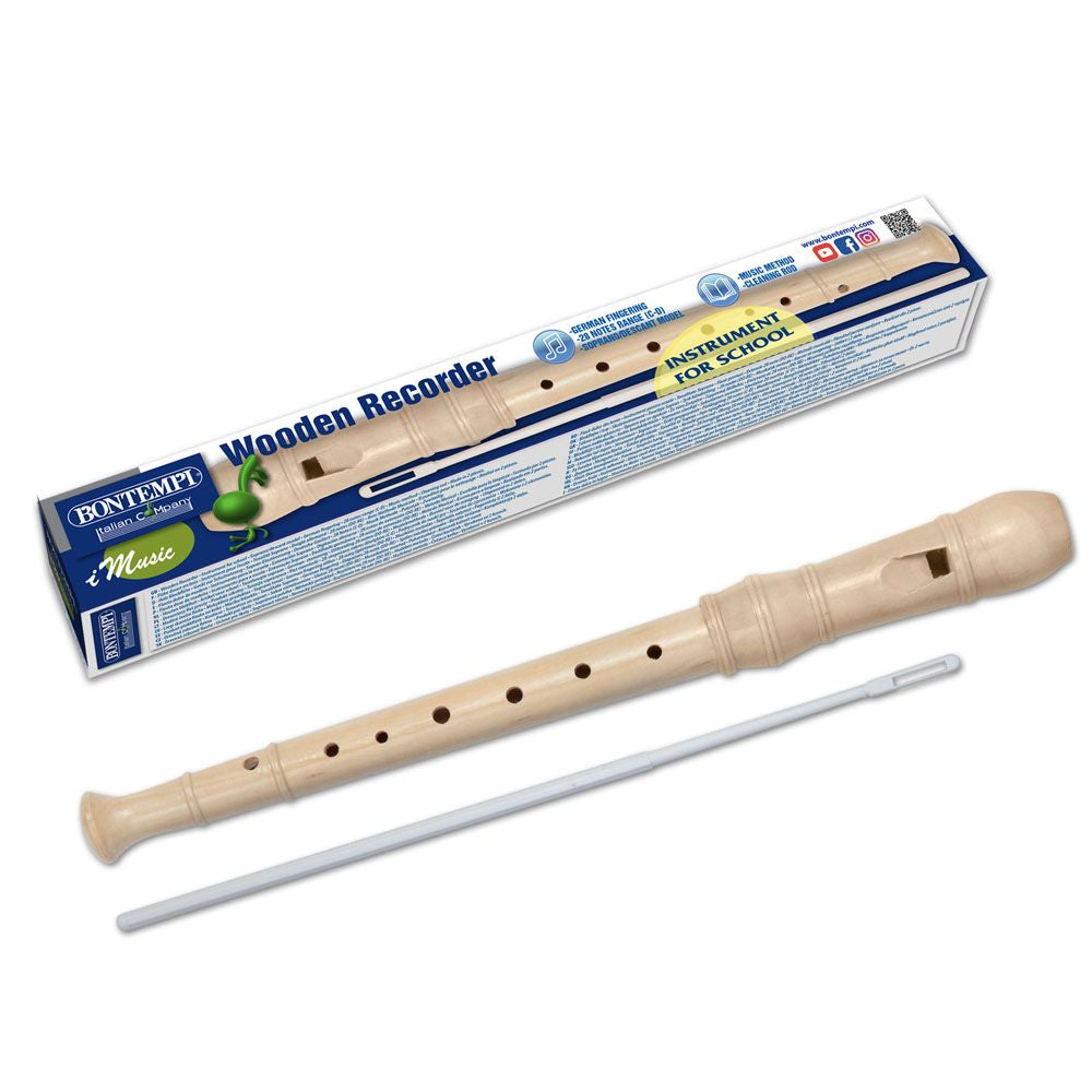 Holz-Blockflöte mit Sopran-Einstimmung - Bontempi