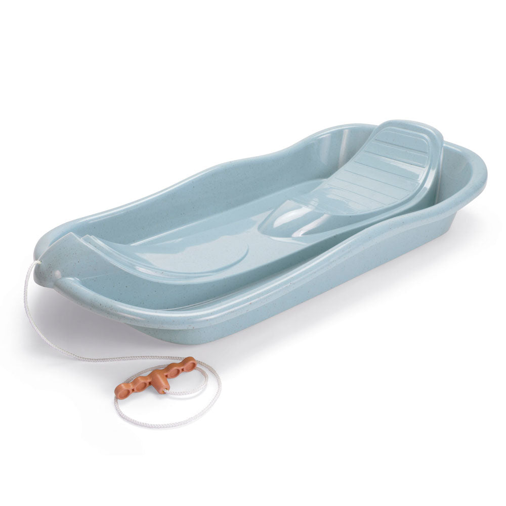 Dantoy Bio Schlitten 79 cm, 1 Stück, blau – Nachhaltiger Rodelspass für Kinder