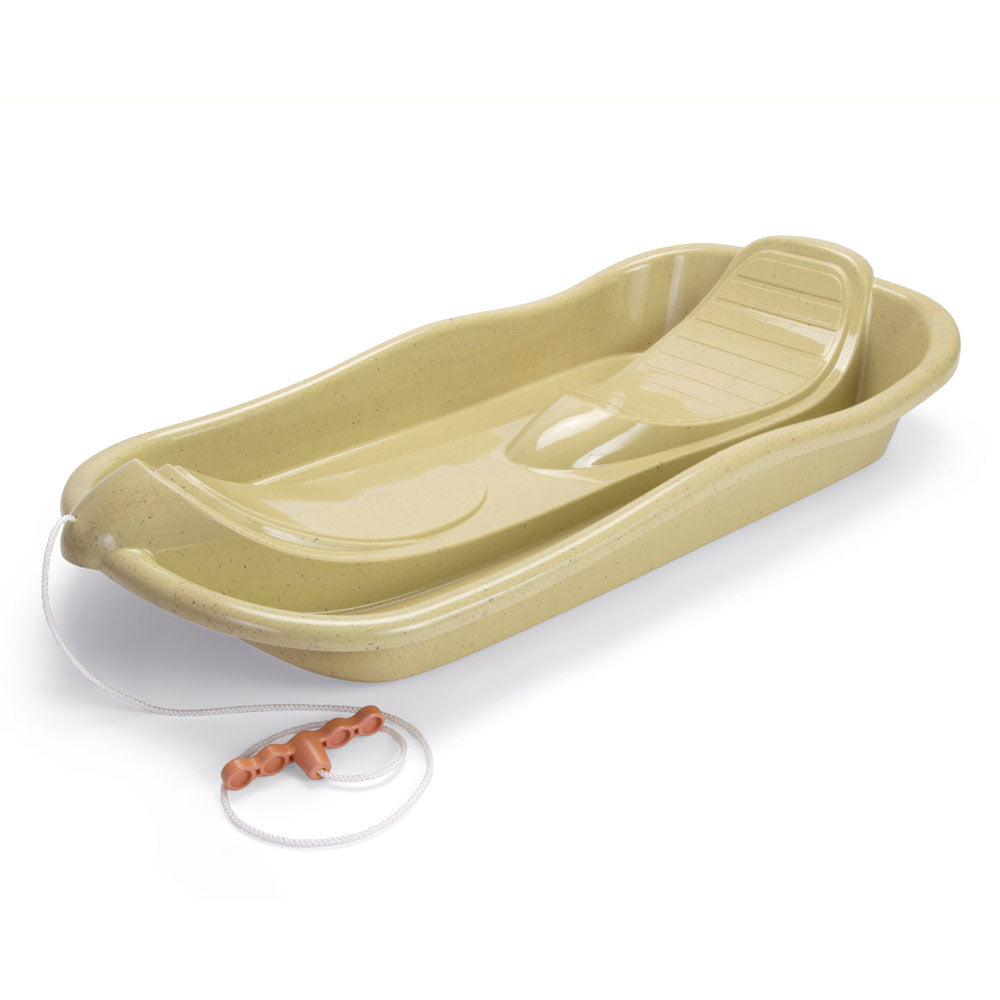 Dantoy Bio Schlitten 79 cm, 1 Stück, grün – Nachhaltiger Winterspass für Kinder