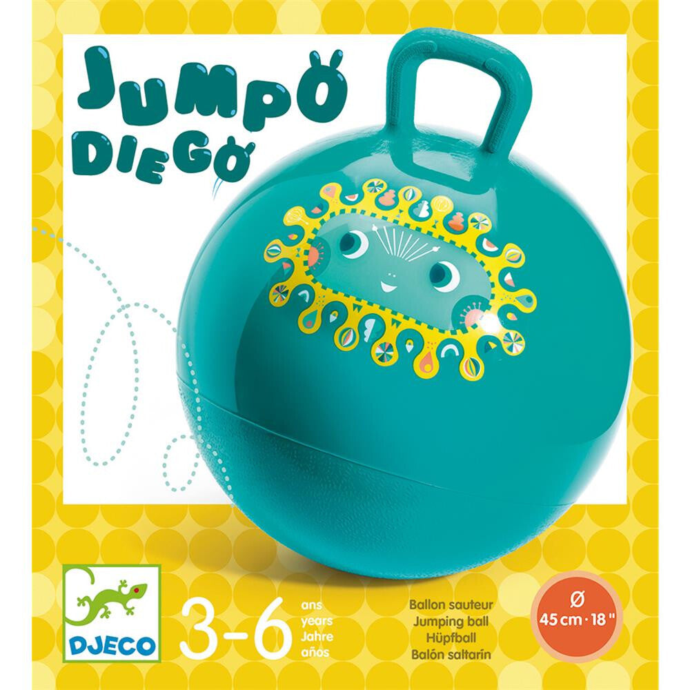 Djeco Hüpfball Jumpo Diego, Durchmesser 45 cm