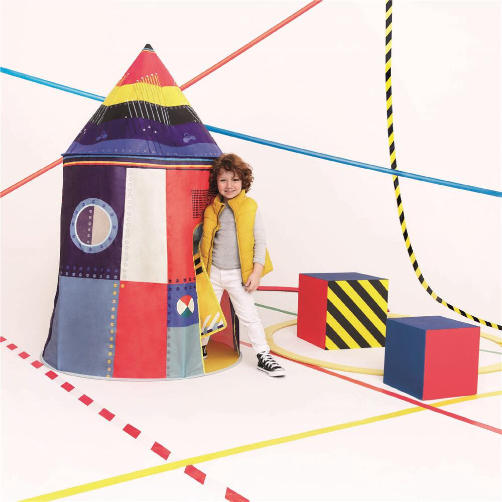 Djeco Zelt Rakete – Abenteuer im All