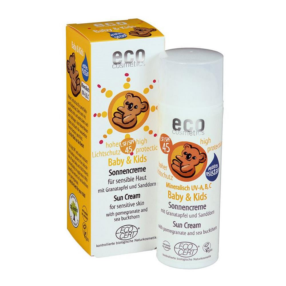 Eco Cosmetics Baby & Kids Sonnencreme LSF50 – Sicherer und sanfter Sonnenschutz für empfindliche Haut