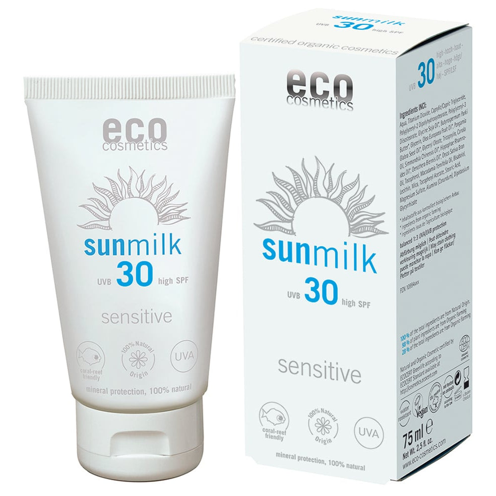 Eco Cosmetics Sonnenmilch LSF 30 – Natürlicher Schutz & Pflege (75 ml)