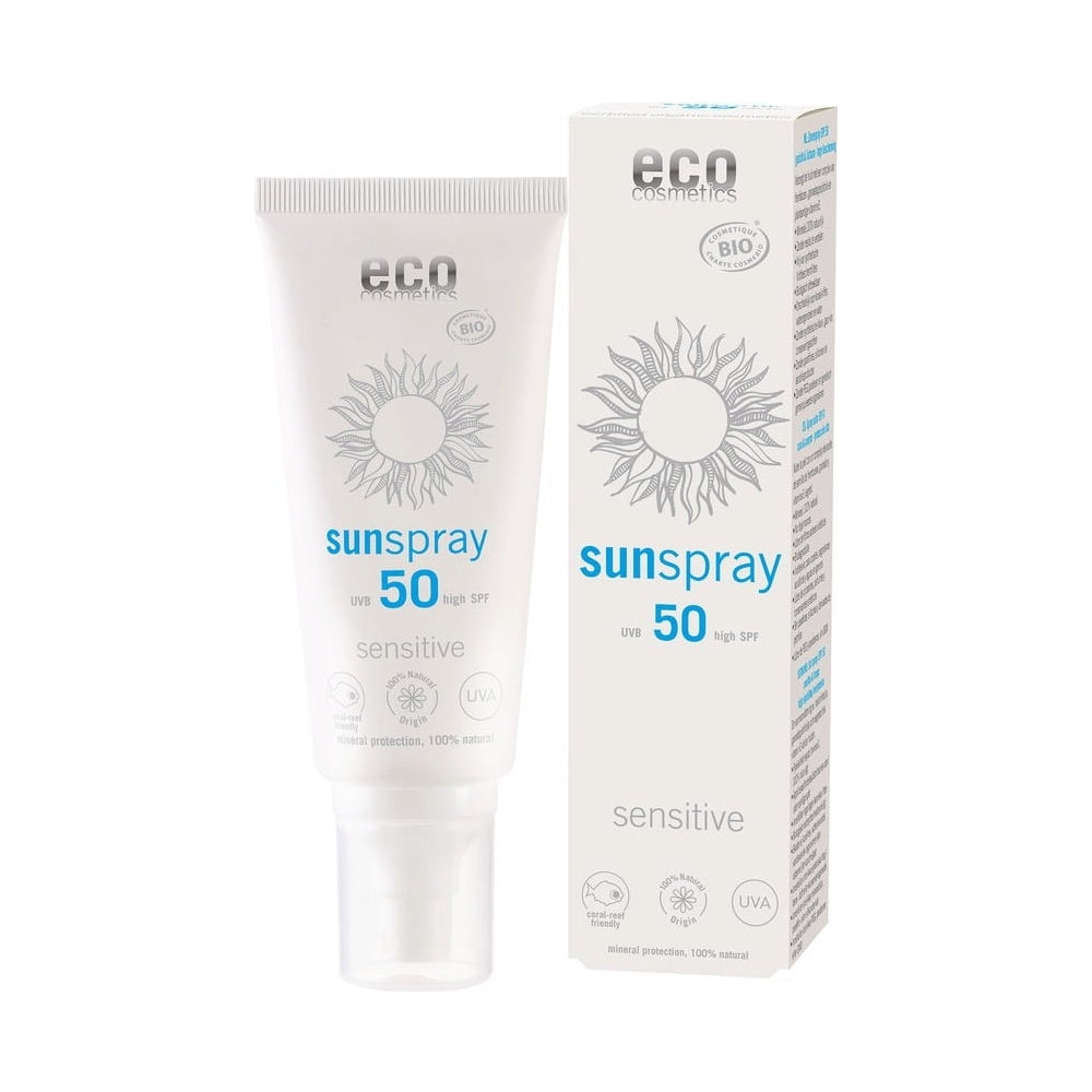 Eco Cosmetics Sonnenspray Sensitiv LSF 50 – 100 ml