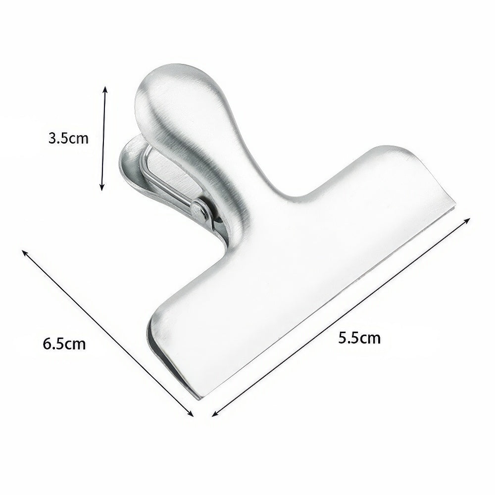 Edelstahl Power Beutelclip