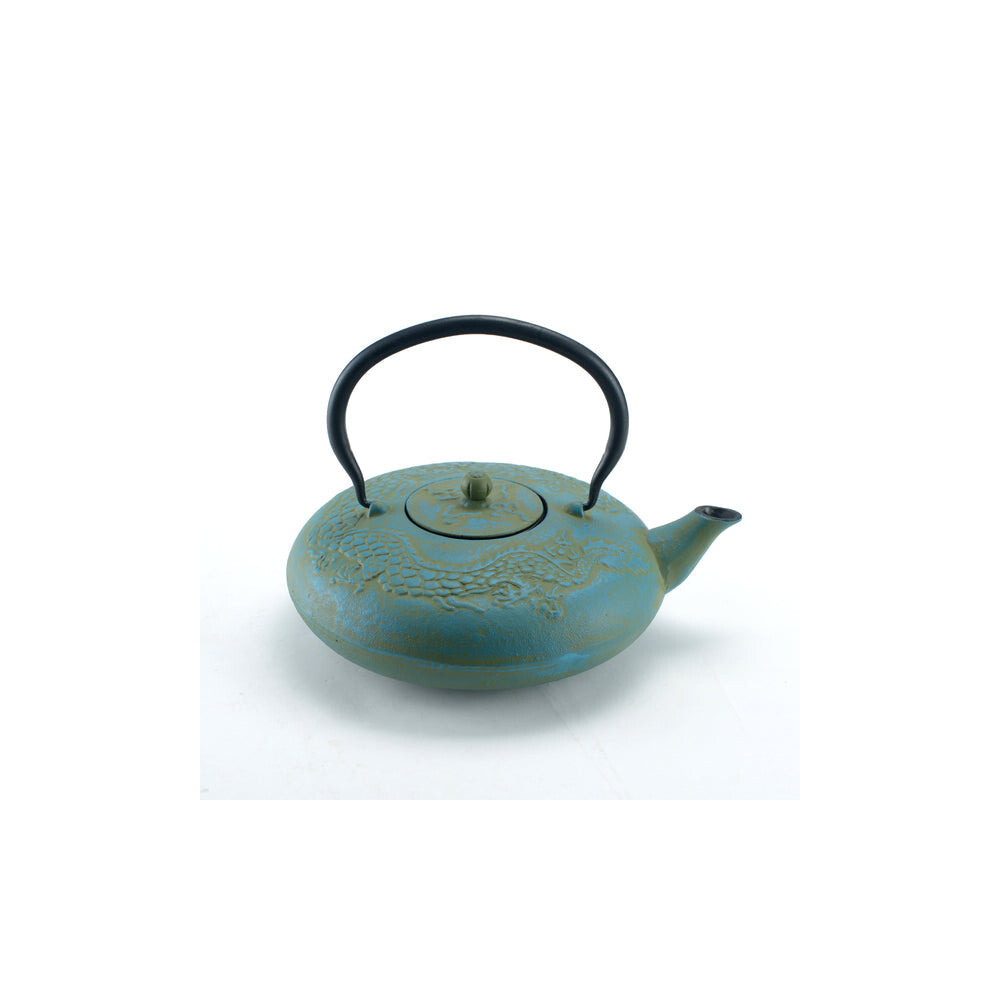 Gusseisen Teekanne "Blauer Drache"