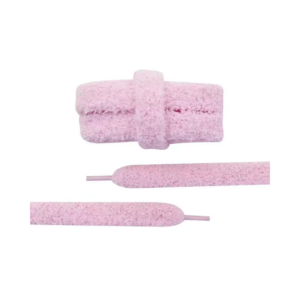 Fuzzy Laces Flat, Plüsch-Schnürsenkel