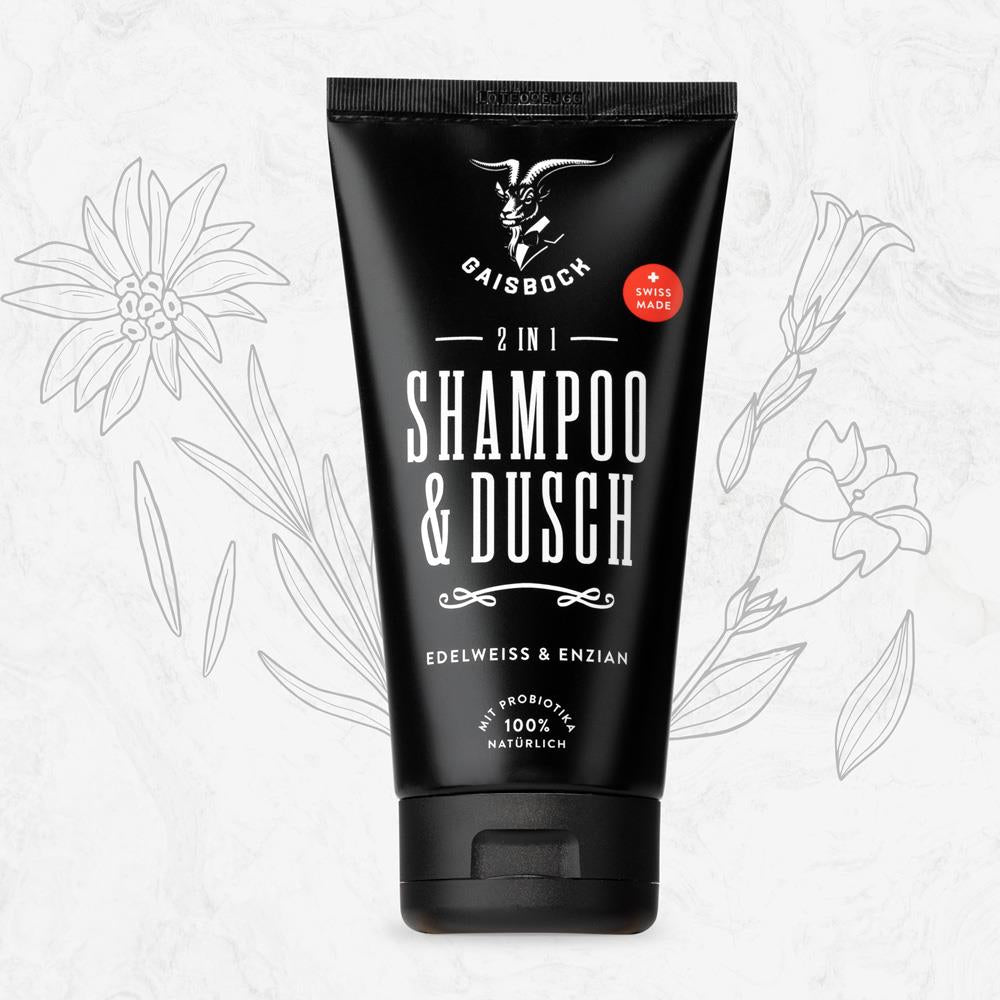Gaisbock Shampoo & Dusch, 150 ml – Haar- und Körperpflege in einem