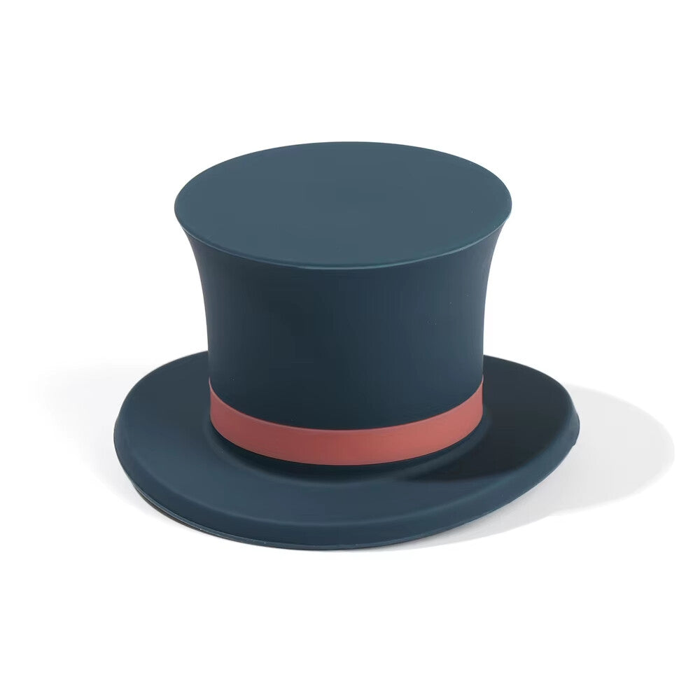 Praktischer Flaschenverschluss in Hut-Form – Blau