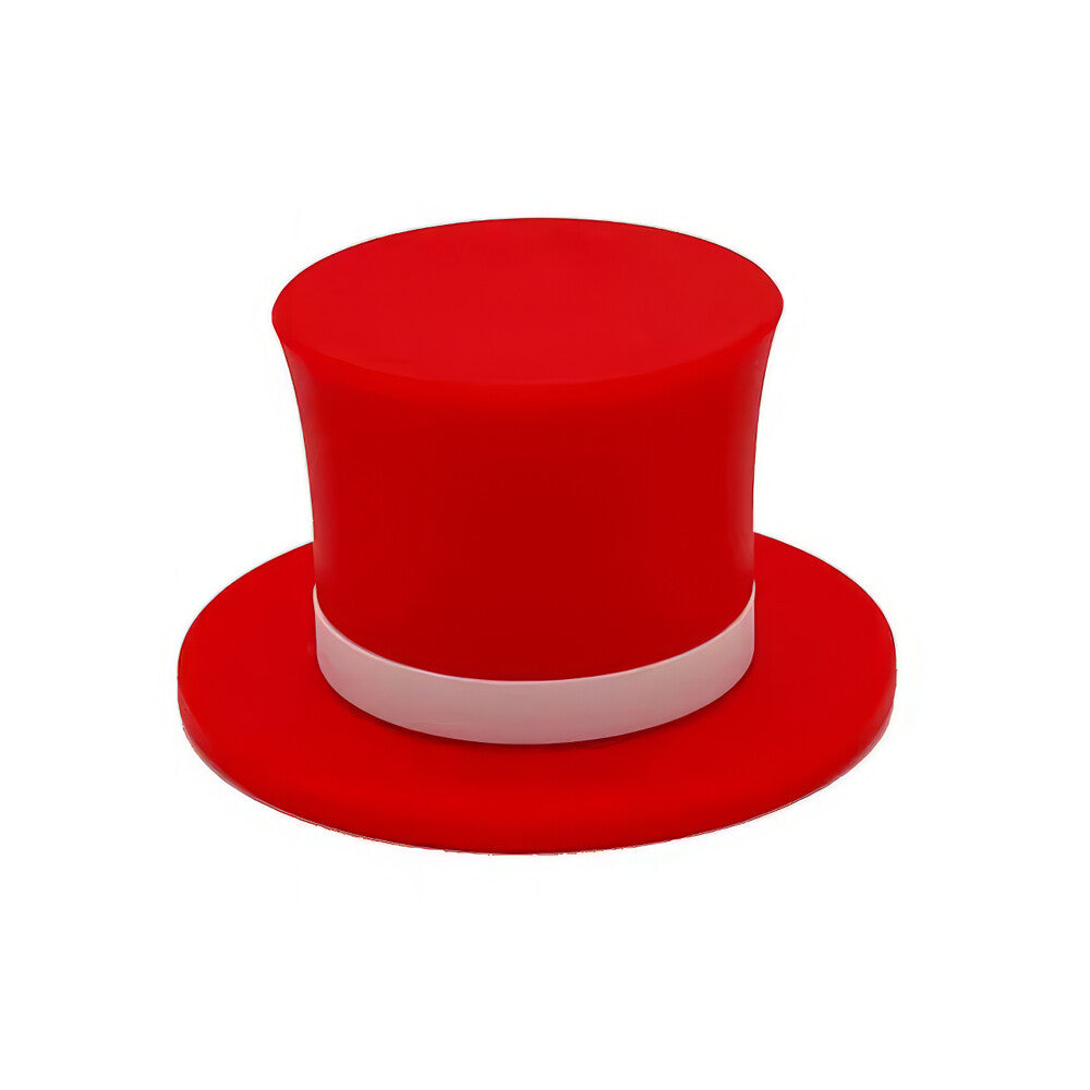 Praktischer Flaschenverschluss in Hut-Form – Rot