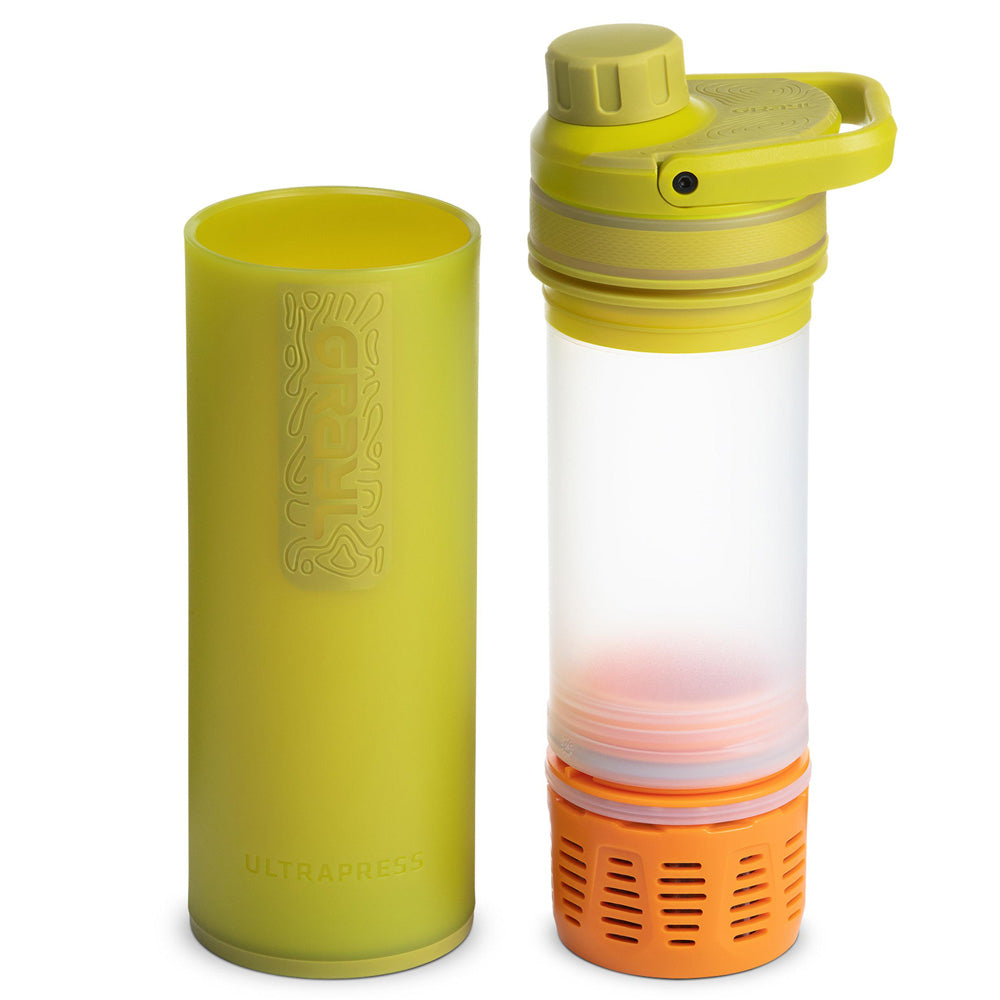 Grayl Ultrapress Purifier Bottle, Forager Moss