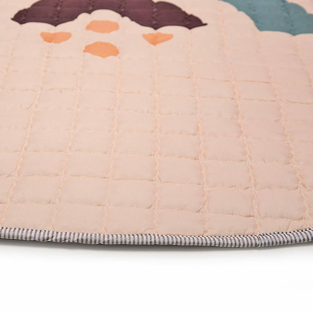 Hakuna Matte Gesteppte Krabbeldecke "Boho Rainbow" – Weich, stilvoll & sicher