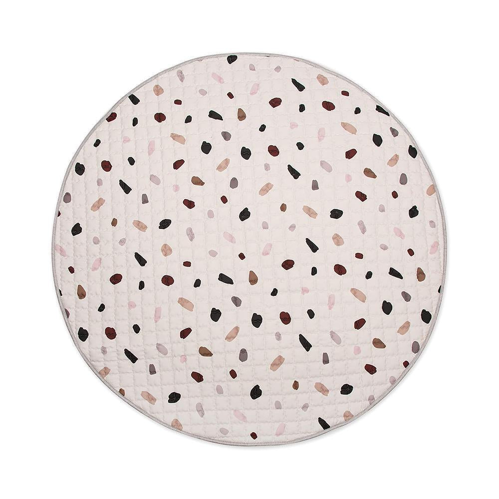 Hakuna Matte Gesteppte Krabbeldecke "Confetti" – Weich, sicher & spielerisch farbig