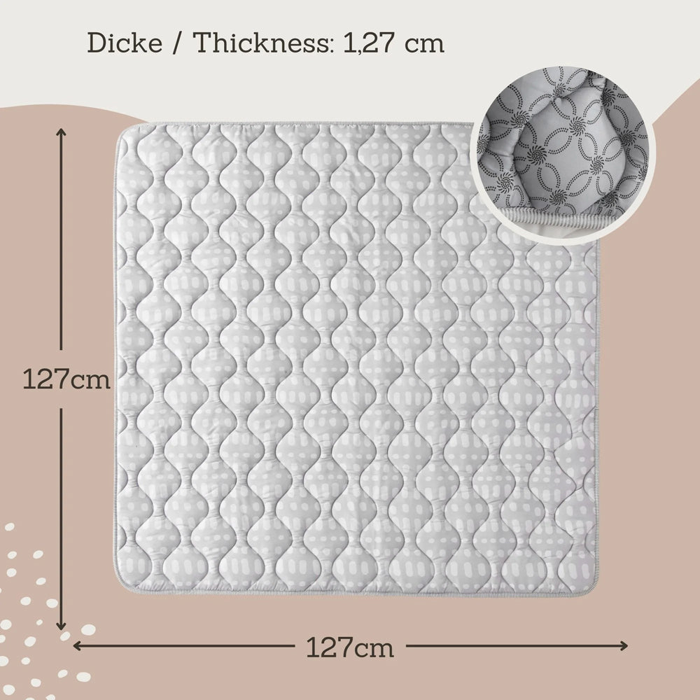 STILVOLL und AMÜSANT – Die Baby Krabbeldecke im Unisex-Hygge-Design