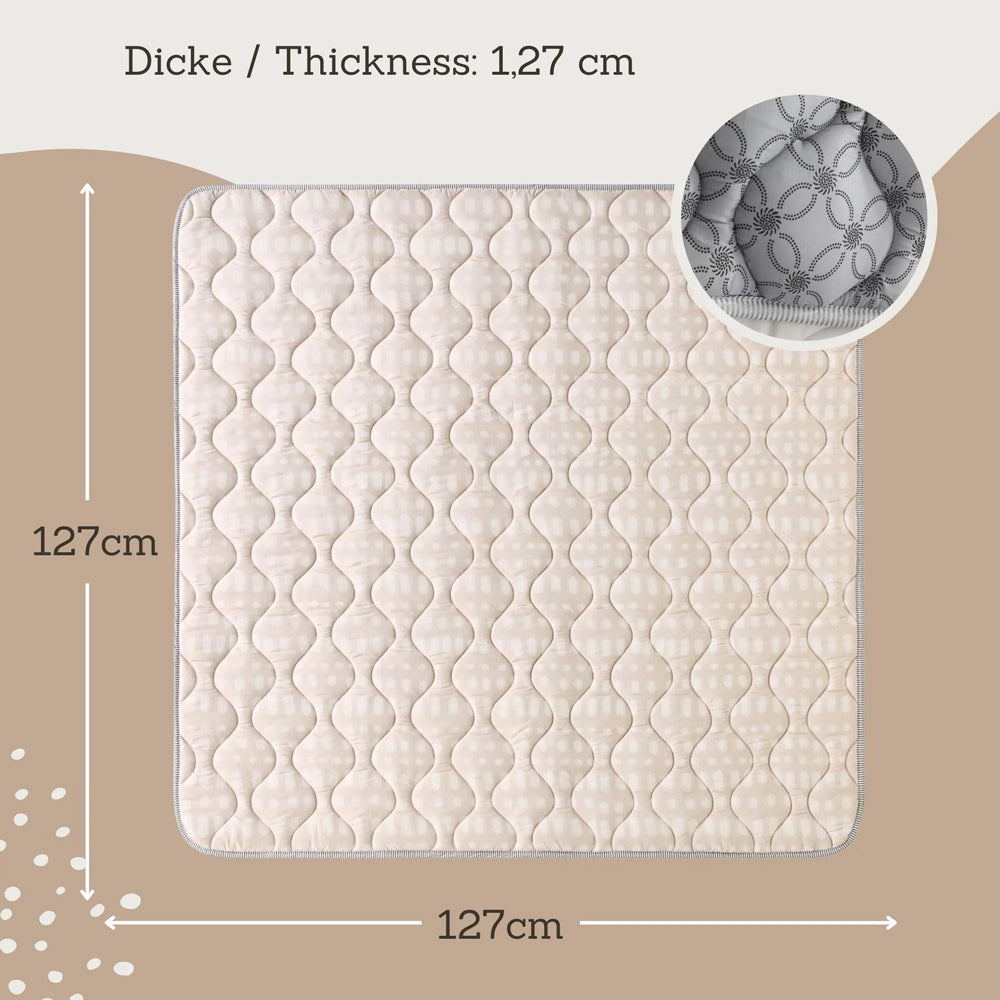 STILVOLL und AMÜSANT – Baby Krabbeldecke im Unisex-Hygge-Design