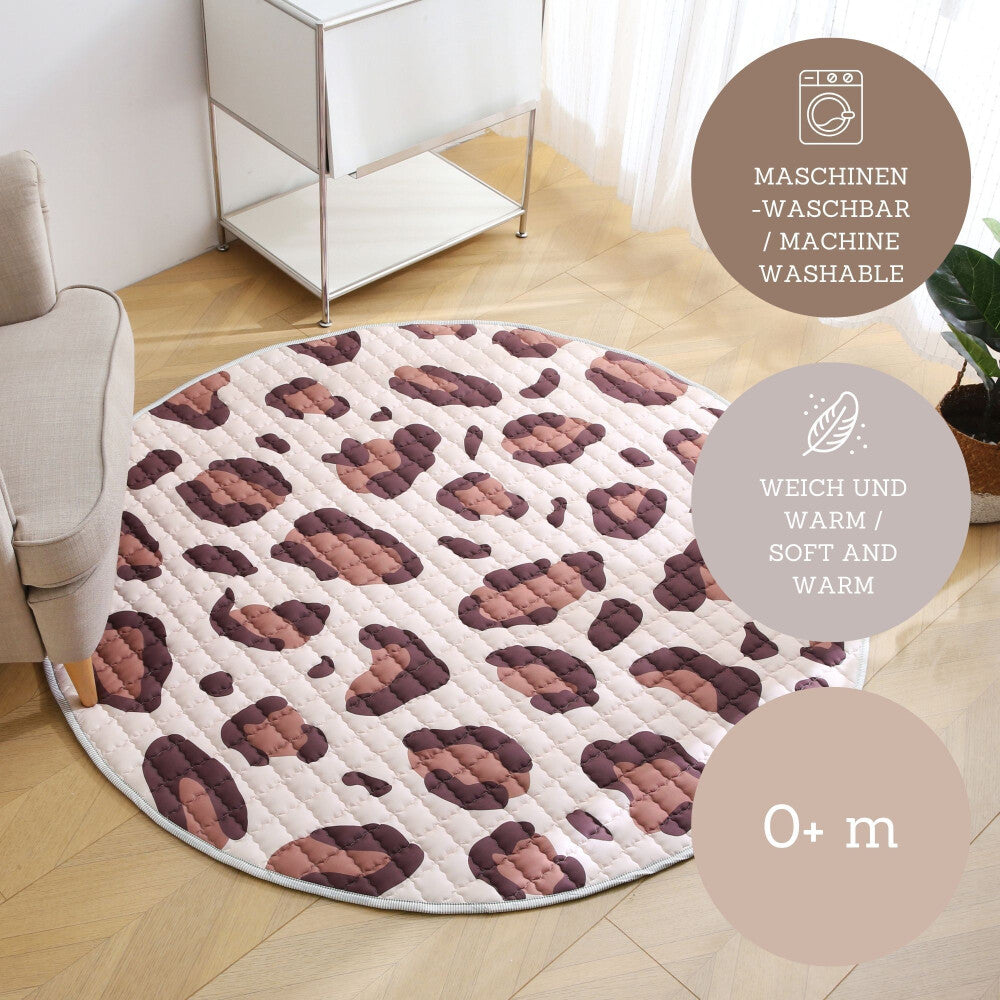 Die Babykrabbeldecke im Wild Cat Natural Design – Stil und Komfort für Ihr Baby