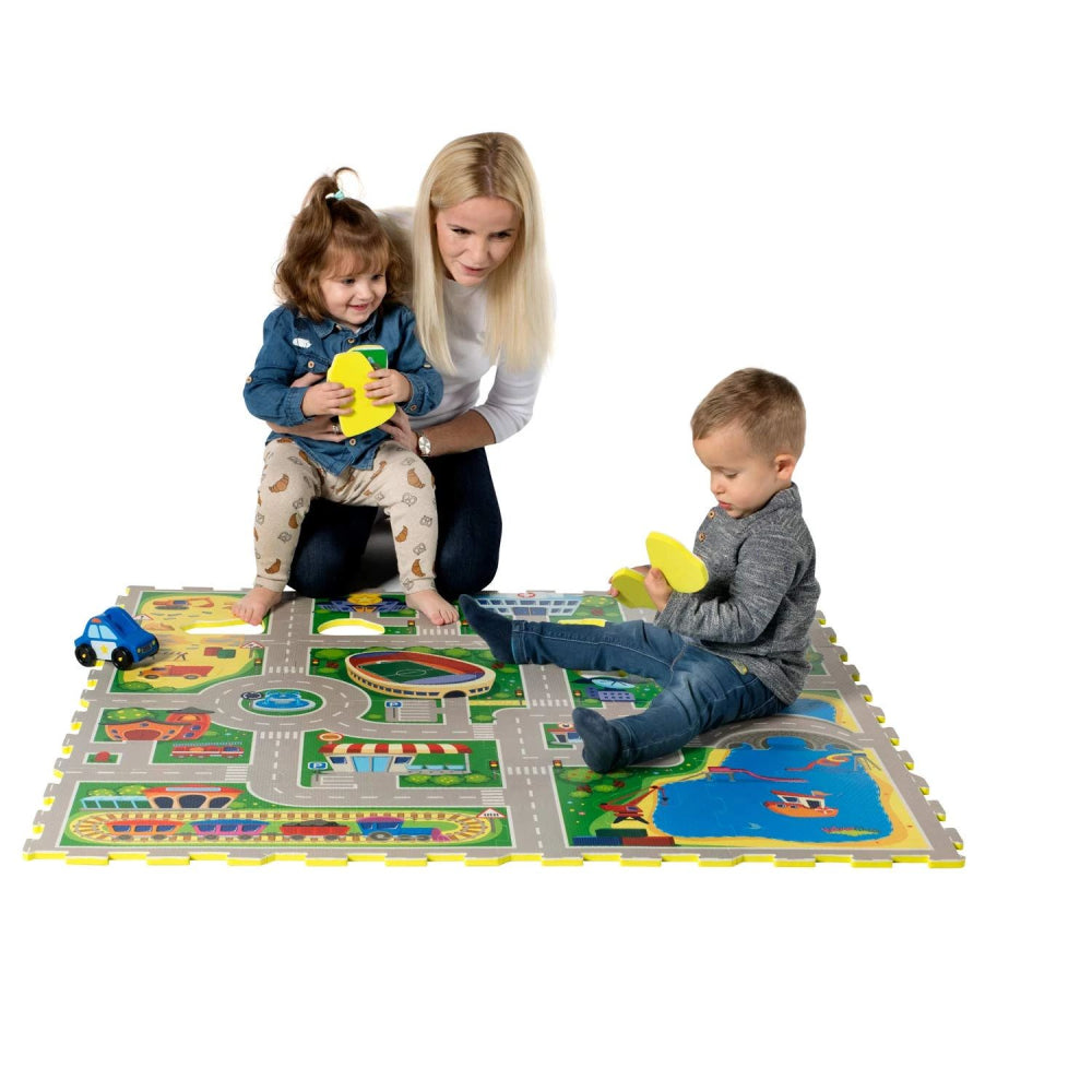 Hakuna Matte Puzzlematte "City" – Spielspaß & Lerneffekt in einer bunten Spielwelt