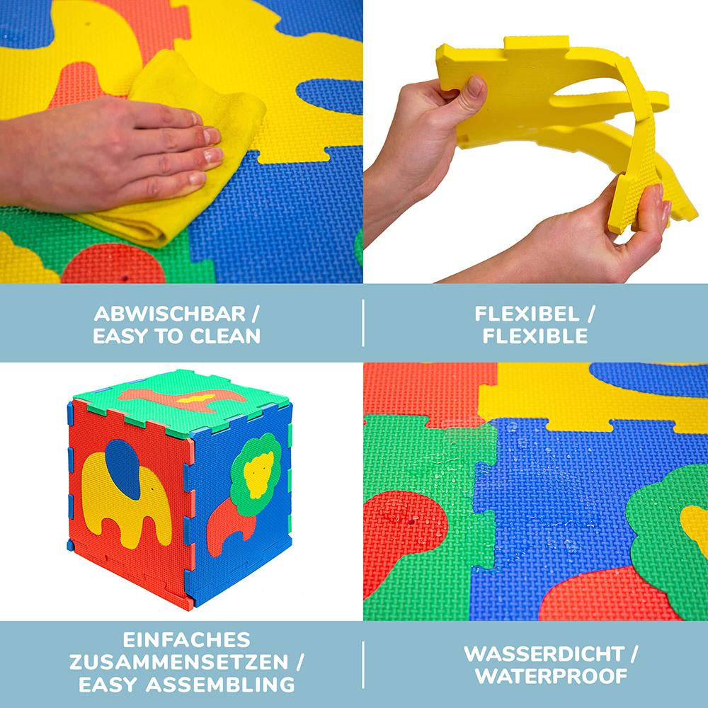 Hakuna Matte Puzzlematte "Safari Tiere" – Spielerisch die Tierwelt entdecken