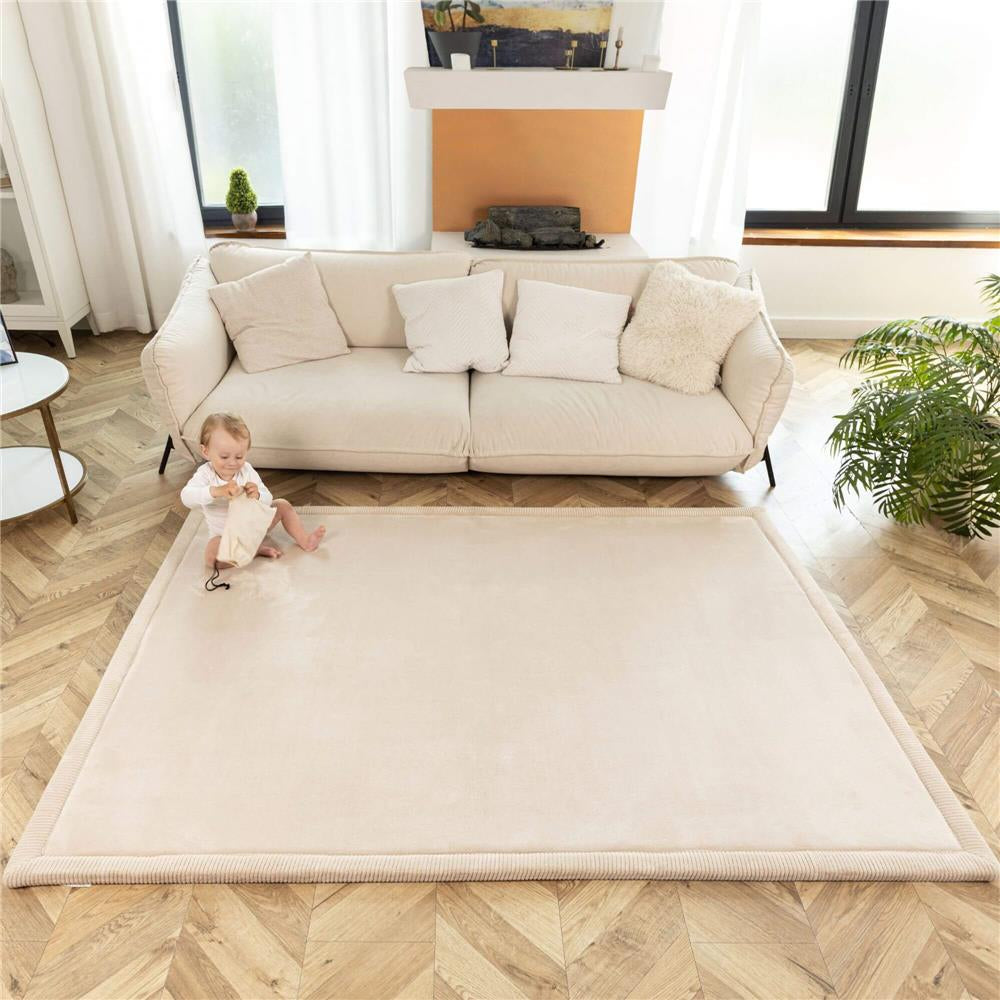 Hakuna Matte Samtmatte, Wolke mit Memory-Schaum – Beige (2 m x 1,5 m)
