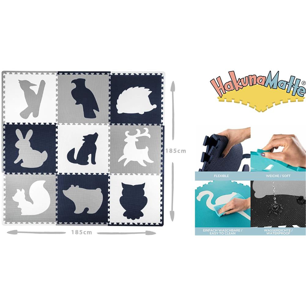 Hakuna Matte Puzzlematte Wald – Bunte, kreative Spielwelt für dein Kind
