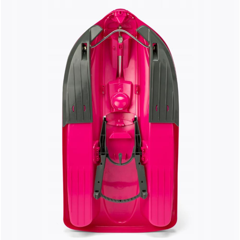 Hamax Sno Zebra Schlitten – Lenkbarer Bob für rasanten Schneespass (Pink)