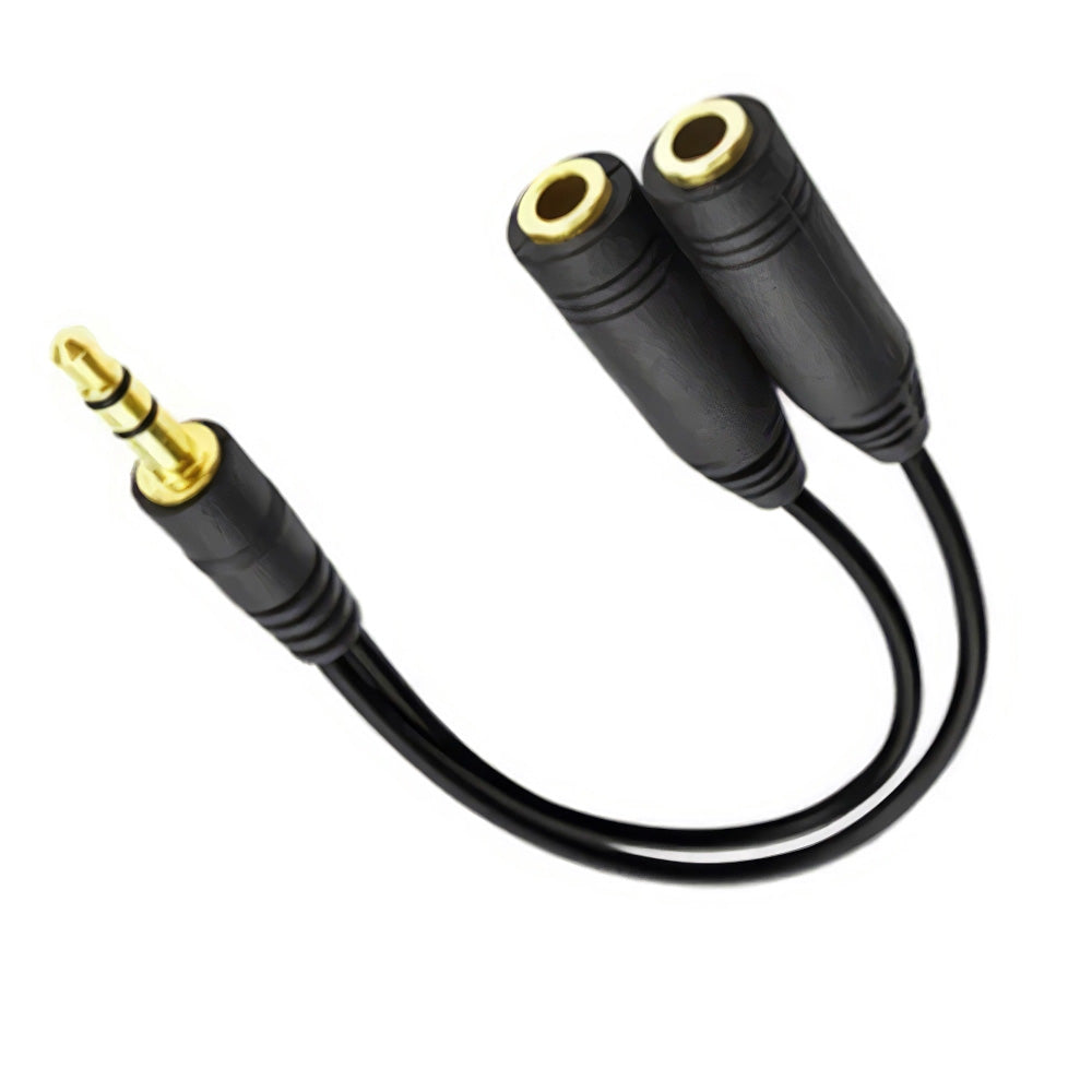 HiDef Audio-Splitter, 3.5 mm Klinke zu 2 x 3.5 mm Buchse – Teilen Sie den Sound