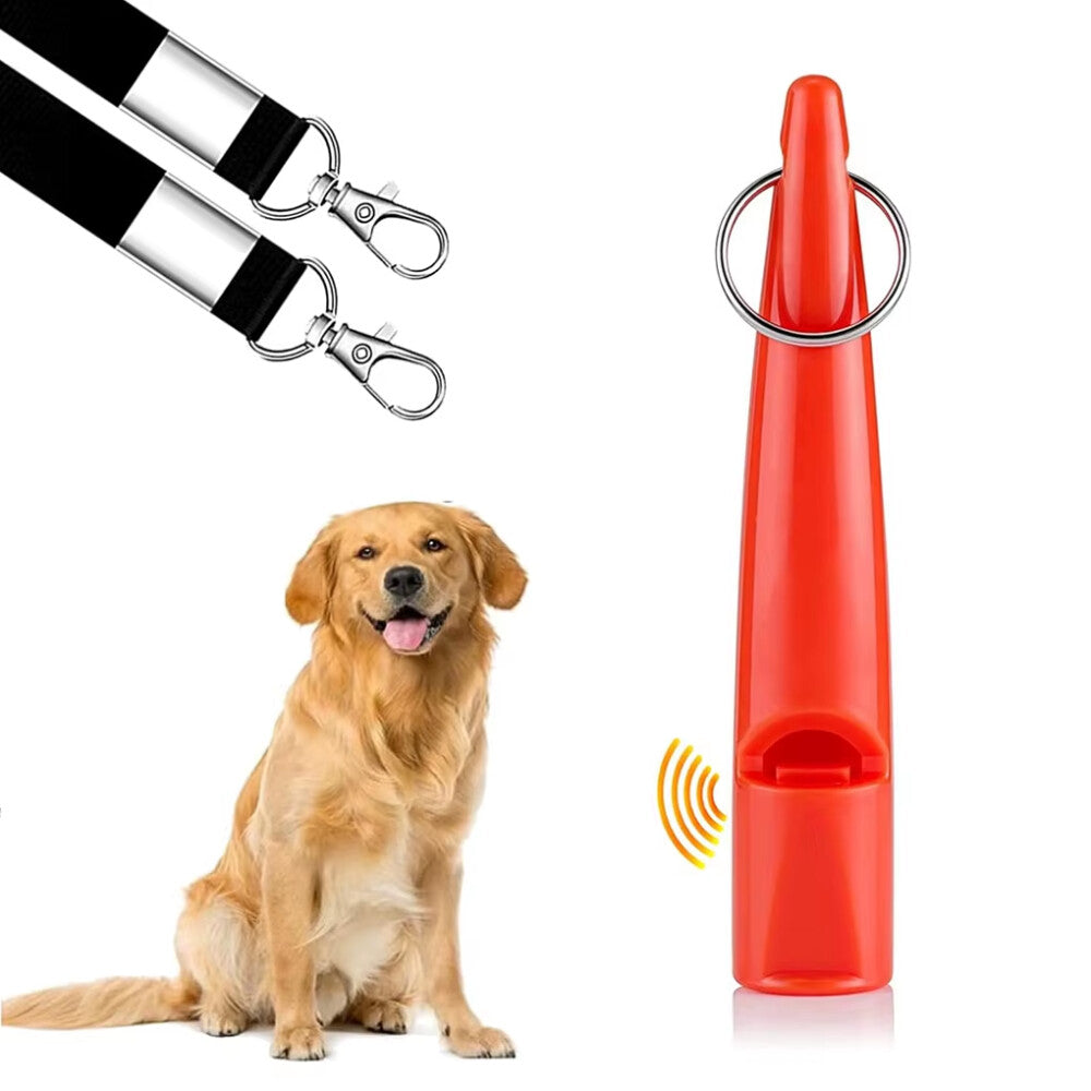 X-Trainer Hundepfeife mit Band, Rot