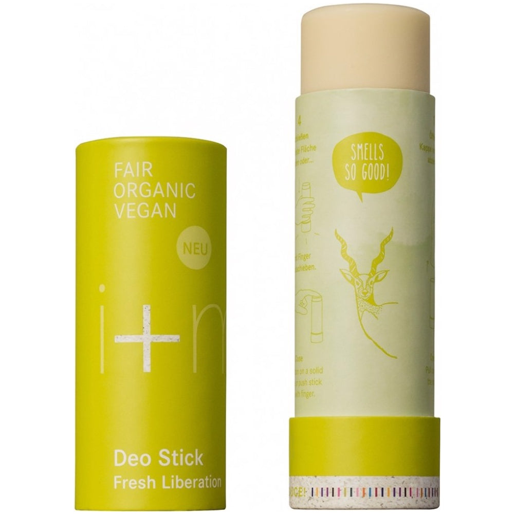 I+M Deo Stick Fresh Liberation, 48 g – Zitronige Frische mit natürlichem Schutz
