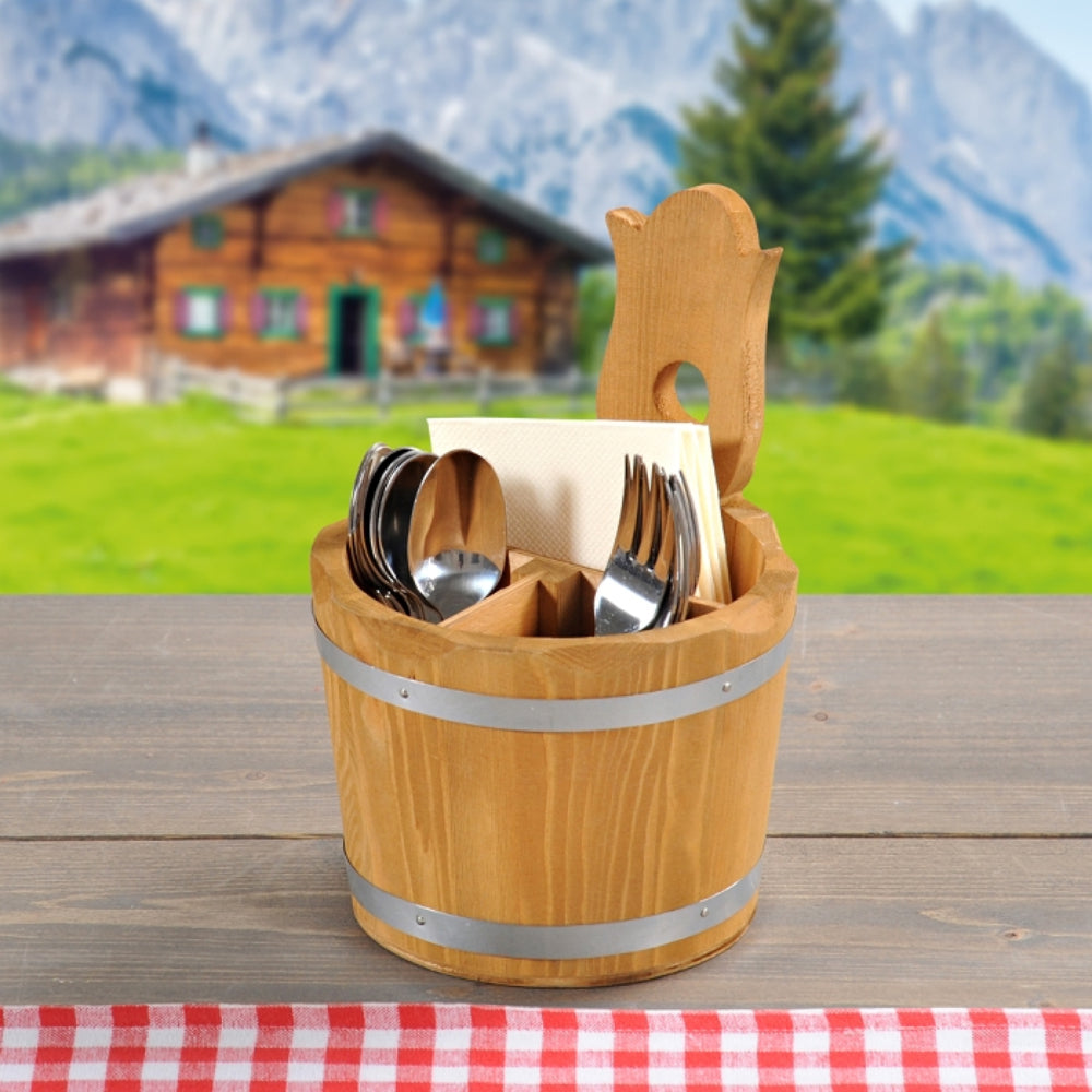Kesper Besteckbox Kiefer Klein – Praktisch im Alphütten-Style