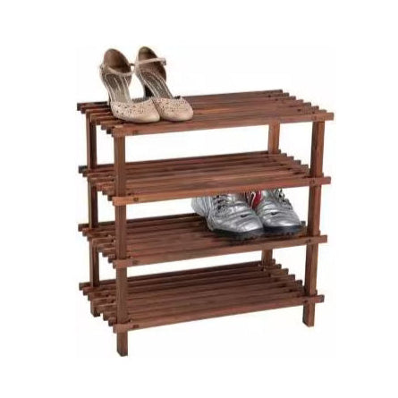 Kesper Schuhregal mit 4 Ebenen, Braun