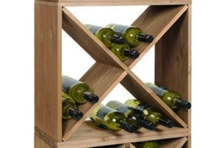 Kesper Weinregal Kiefer 4 Fächer