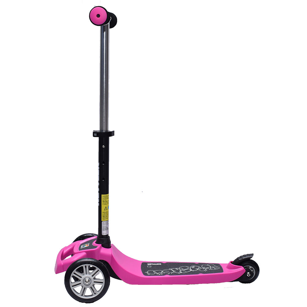 Kettler ZAZZY Kinderscooter, fuchsia rot – Für aufregende Fahrabenteuer