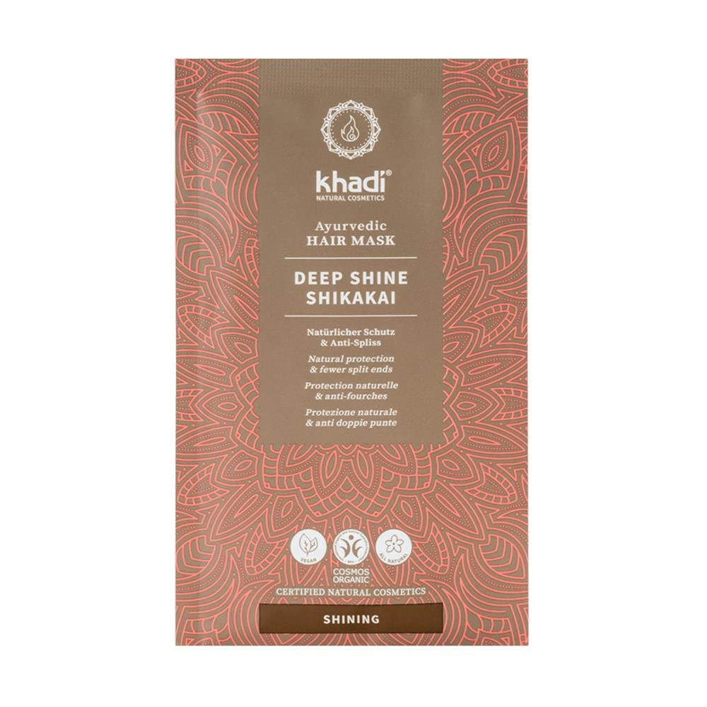 khadi Haarmaske Deep Shine Shikakai, 50 g – Glanz und Schutz für Dein Haar
