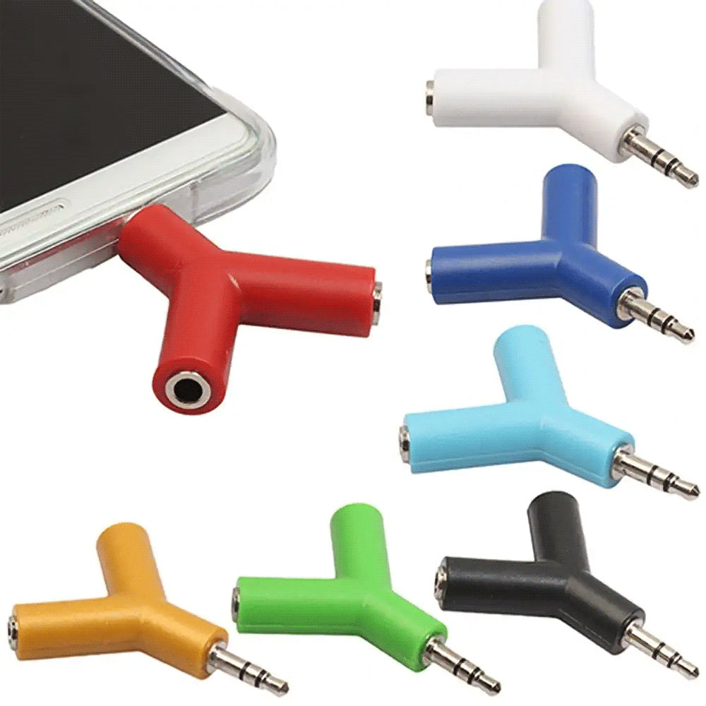 Kopfhörer Double Jack Adapter, 3.5 mm – Teilen macht Spass